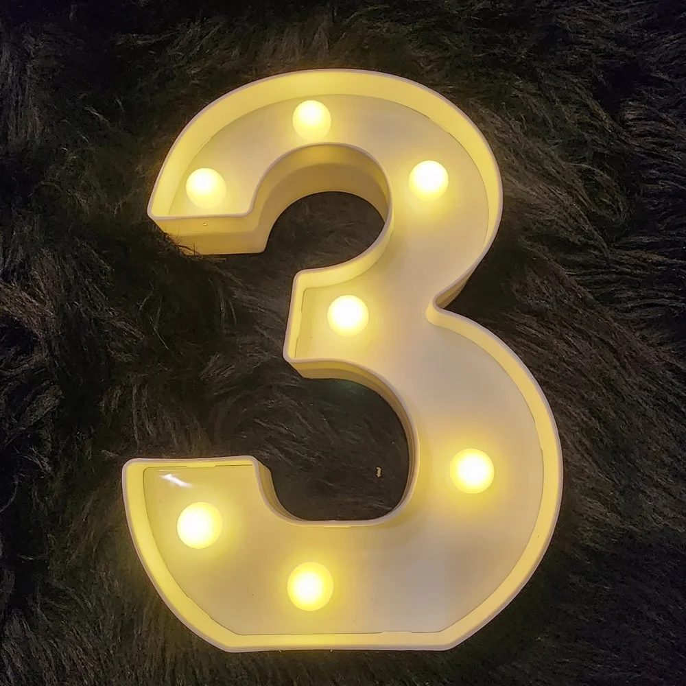 N/A white number